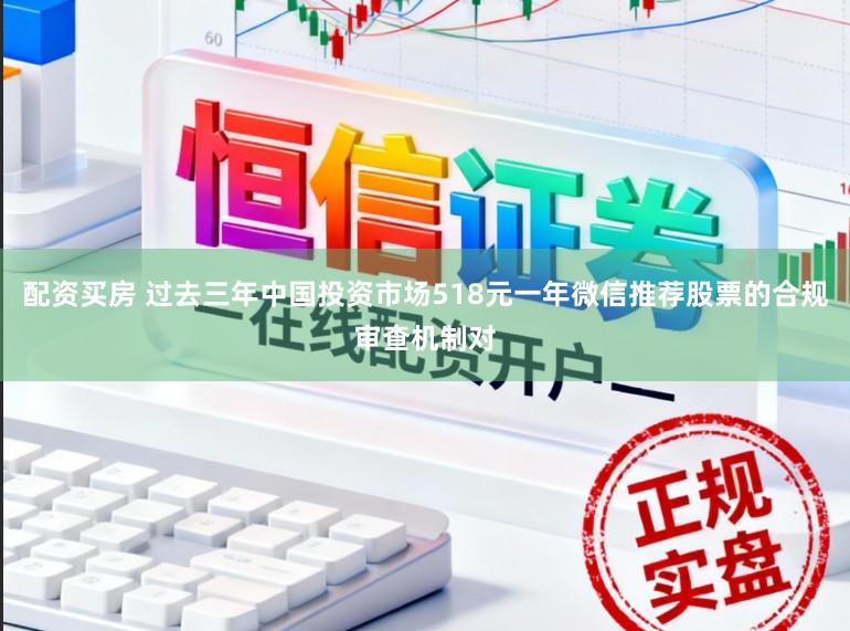 配资买房 过去三年中国投资市场518元一年微信推荐股票的合规审查机制对